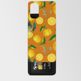 Summer, citrus ,Sicilian style ,lemon fruit pattern  Android Card Case