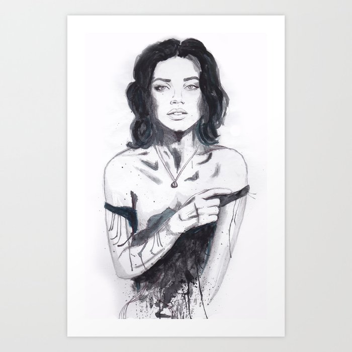 Woman Art Print