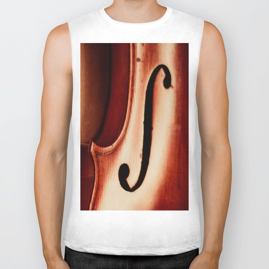 Violin Biker Tank
