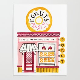 Donut Shop Poster