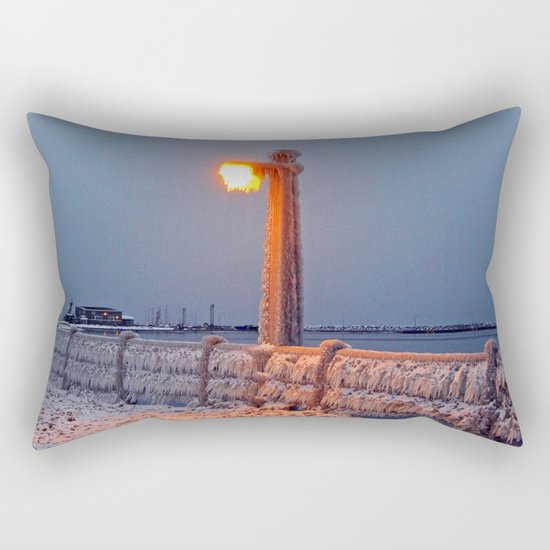 The Chill is On Rectangular Pillow