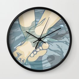 Foot Spa Wall Clock