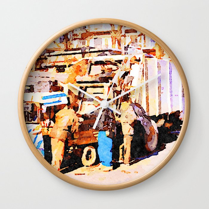 Aleppo: garbage collectors Wall Clock