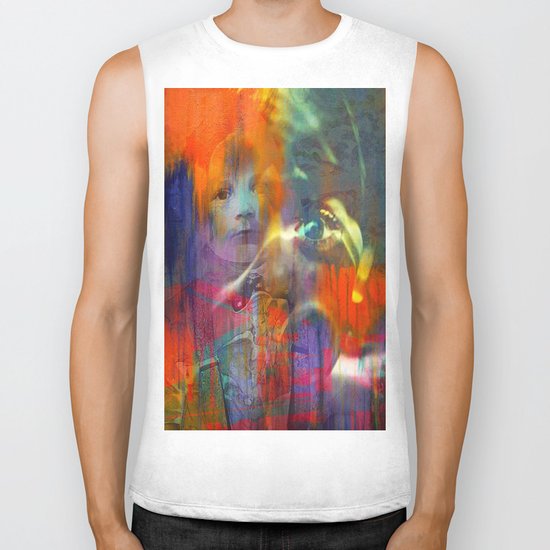 Abstrait 4 Biker Tank
