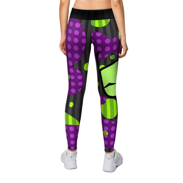 Happy Gir from Invader Zim Leggings by NefariousBear