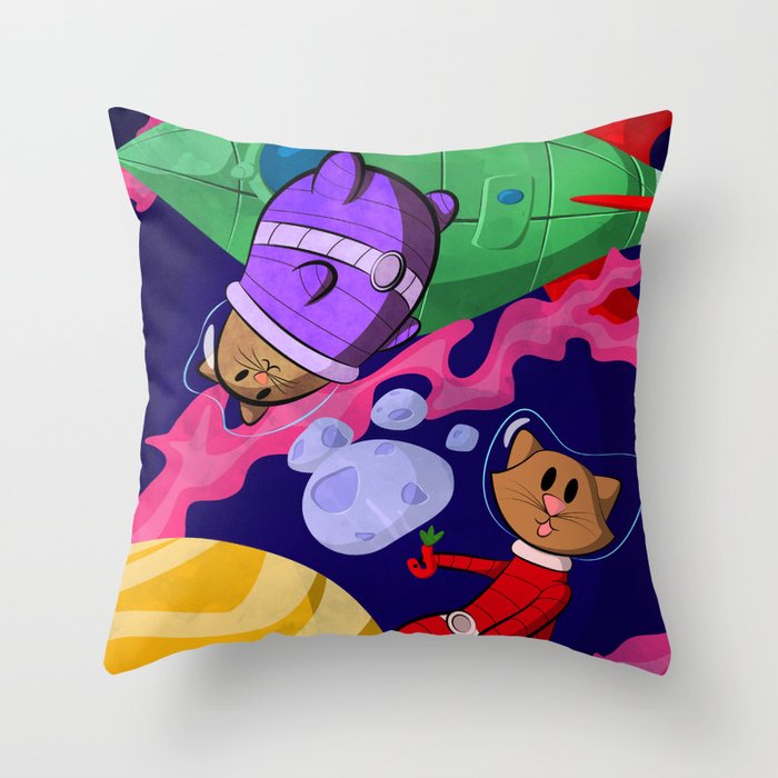 Lost in Space Throw Pillow