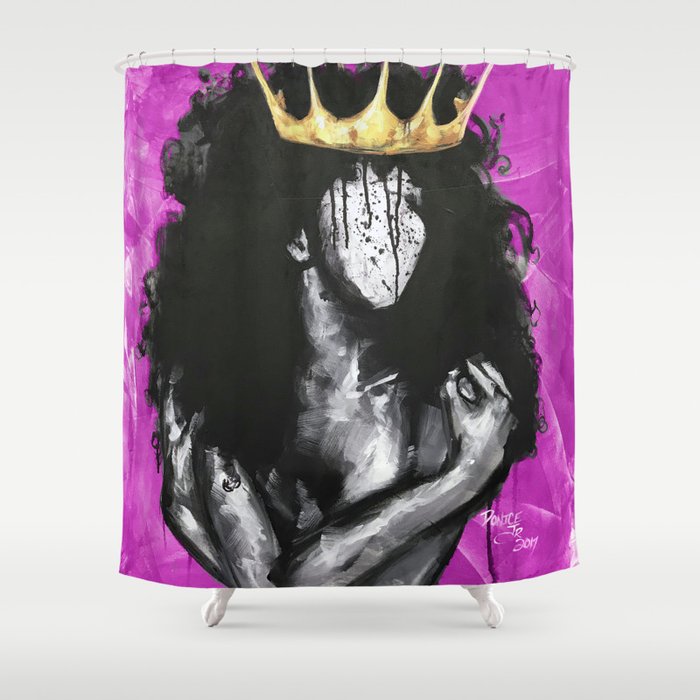 Naturally Queen IV PINK Shower Curtain