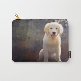 Golden Retriever Puppy Carry-All Pouch