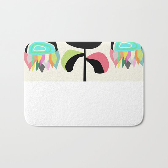 Joyful Plants Bath Mat