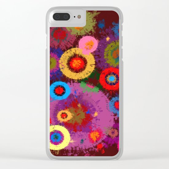 Abstract #360 Splirkles #2 Clear iPhone Case