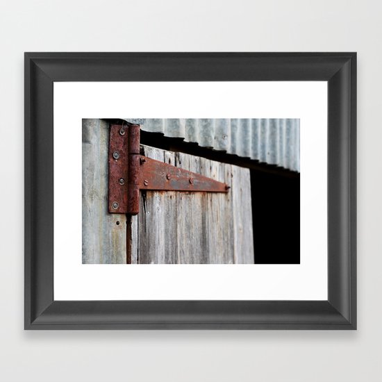 Hinge Framed Art Print