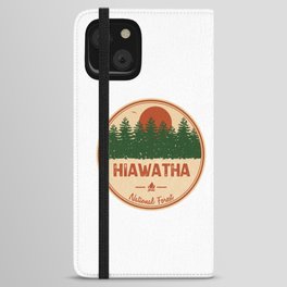 Hiawatha National Forest iPhone Wallet Case