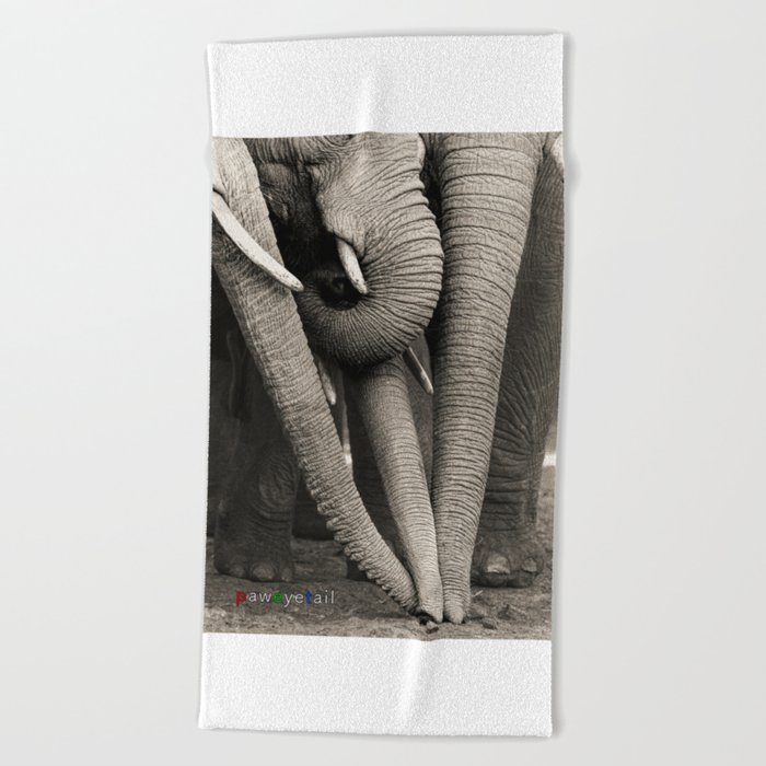 ELEPHANT TRUNKs Beach Towel
