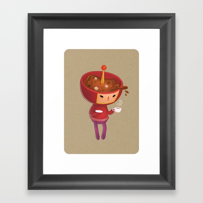 Cousin Miso Framed Art Print