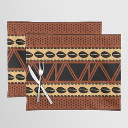 Rust African Mud Cloth Placemat