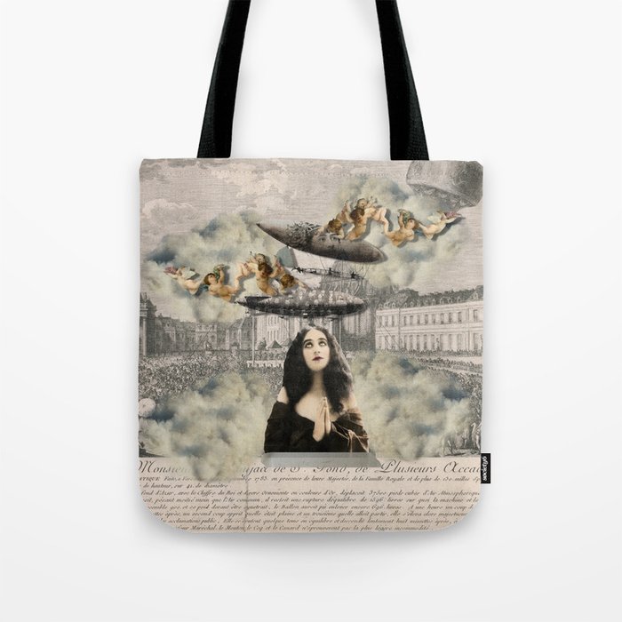 aNGeLs aNd ZePPeLiNs Tote Bag