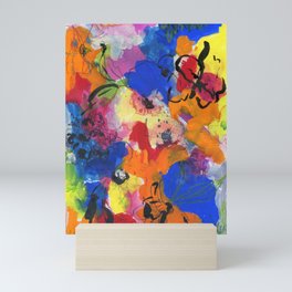 abstract flowers N.o 4 Mini Art Print