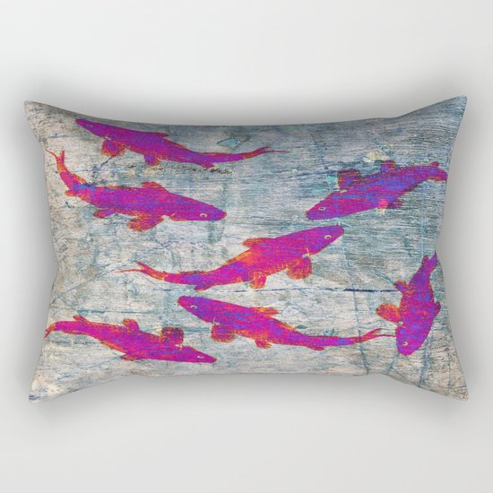 Koi Carps WW Rectangular Pillow
