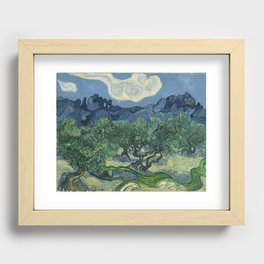 The Olive Trees Recessed Framed Print