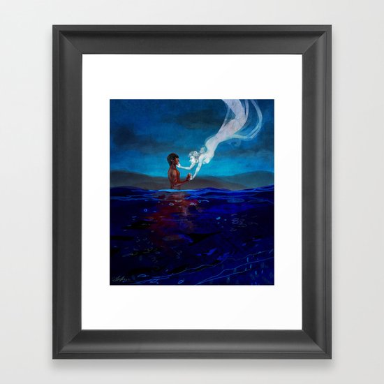 Dead in the Water Framed Art Print