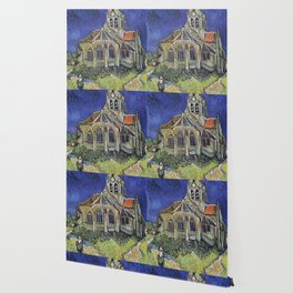 The Church at Auvers Wallpaper