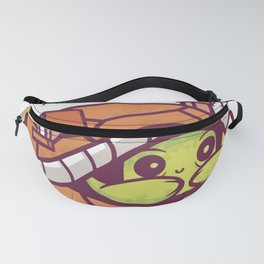 Cute Stay at Home Turtle Quote Fanny Pack