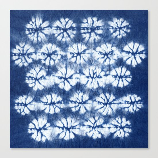 Shibori two Canvas Print