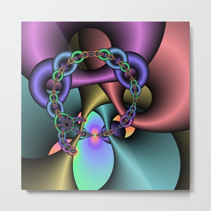 Chained to Your Sweetness Metal Print
