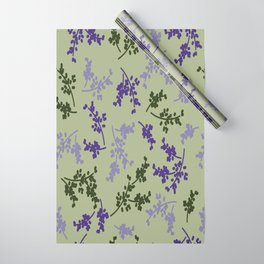 Lilac Khaki Wrapping Paper