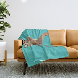 Poly Cat Throw Blanket