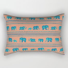 Elephant parade Rectangular Pillow