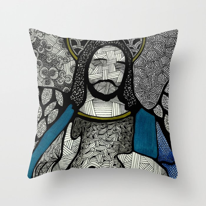 Jesus Throw Pillow