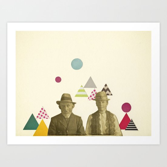 Childhood Sweethearts Art Print