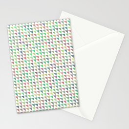 edge of autumn geometric pattern Stationery Cards