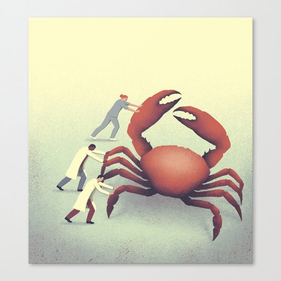 The big crab Canvas Print