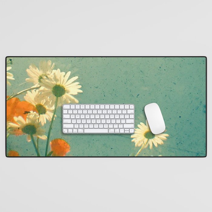 Daisy Desk Mat by Cassia Beck Society6