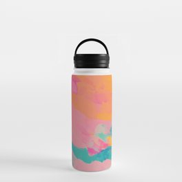 full color abstract sunset Water Bottle