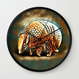 Armadillo lover Wall Clock