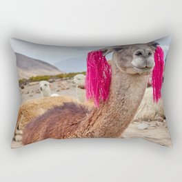 Llama Colca Canyon Arequipa Rectangular Pillow
