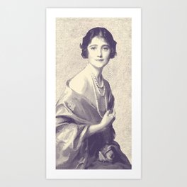 Vintage Portrait of a Woman 025 Art Print