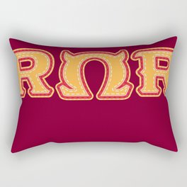 Monster University Fraternity : Roar Omega Roar Rectangular Pillow