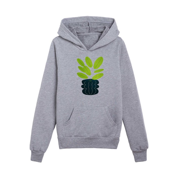 Black Pearl Vase & Spring Bud Leaves: Vases & Stuff 02 Kids Pullover Hoodie