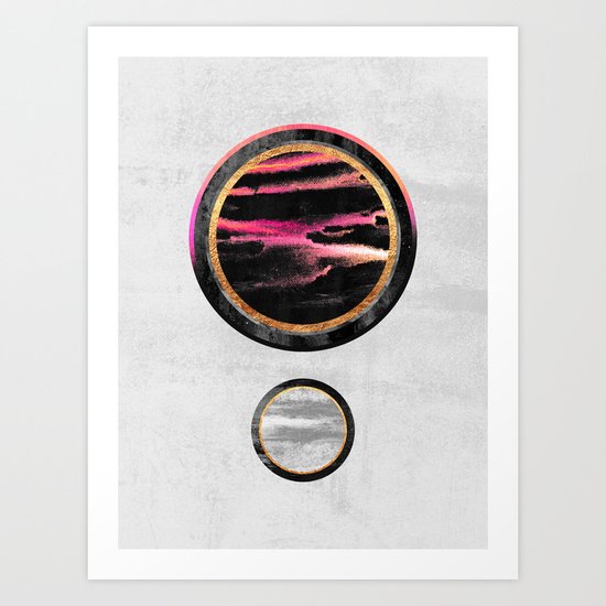 Circle Abstract #1 Art Print