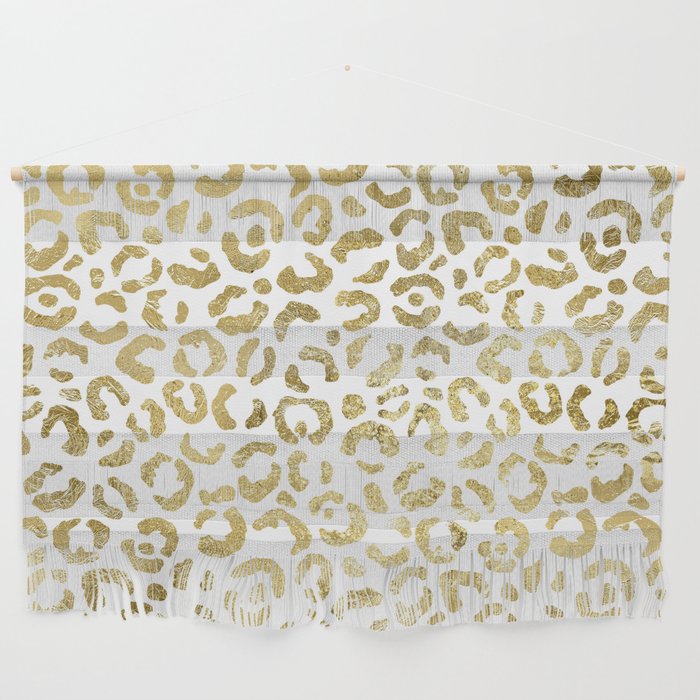 Foil Glam Leopard Print 06 Wall Hanging