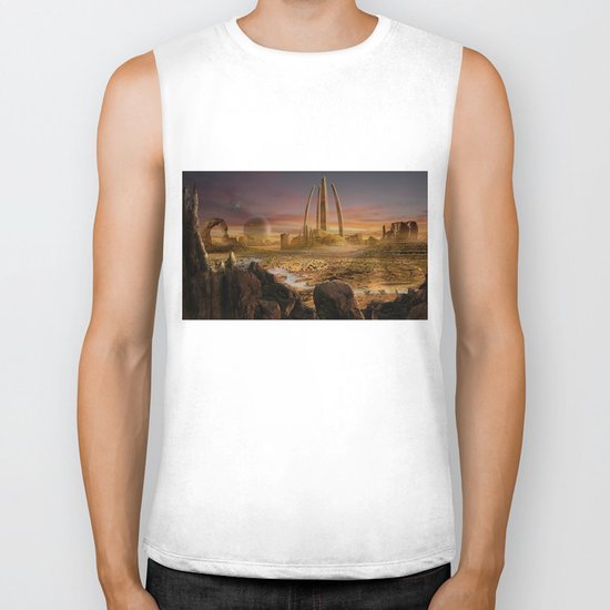 Red City Biker Tank