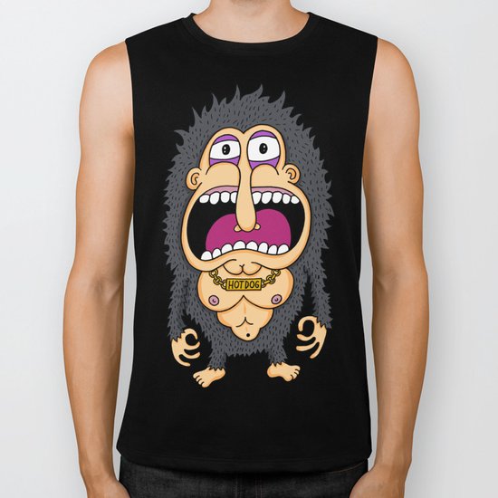 Hot Dog Piece Biker Tank