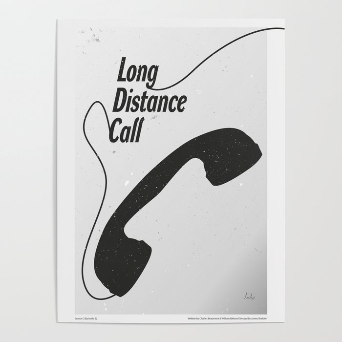 "The Twilight Zone" Long Distance Call Poster