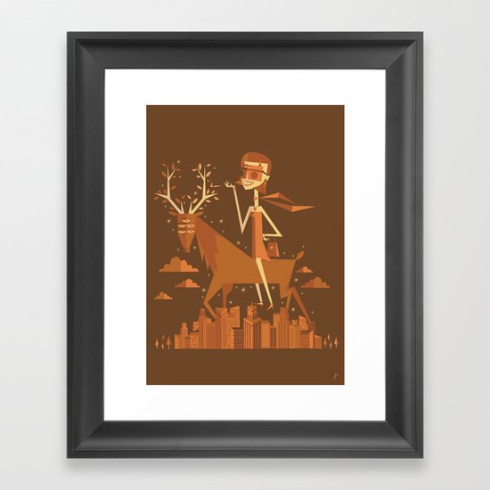 Summon the beast Framed Art Print
