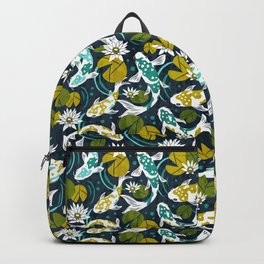 Koi Pond - Green Backpack