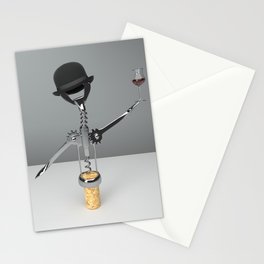 The surreal mr Corkscrew  inviting for party Stationery Card